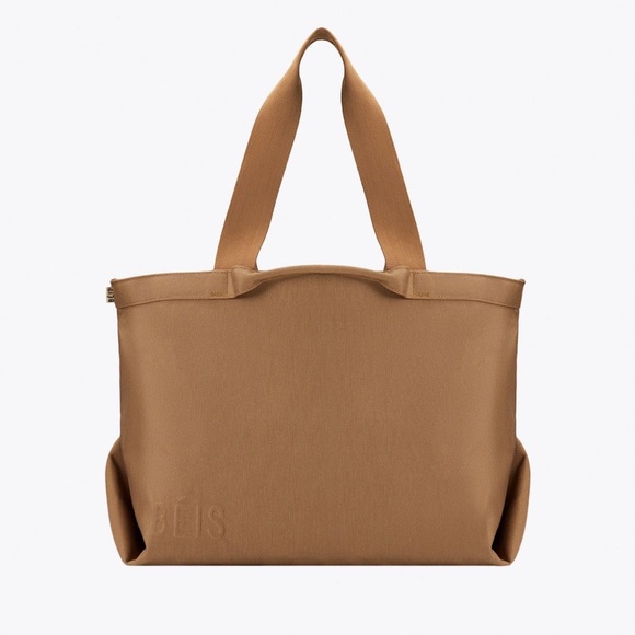 NWOT BEIS The Travel Tote in Camel *Sold Out* - Picture 5 of 8